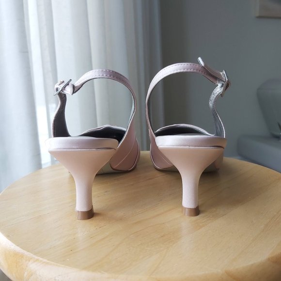 Cream pink Jacques Vert kitten heel - Picture 5 of 10
